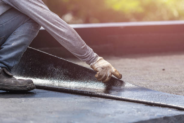 Professional Waterproofing technician working in Trumbauersville, PA